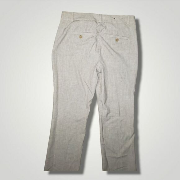 Banana Republic Jackson Fit Curved Flax Straight Leg Pant Size 0 - Picture 4 of 7